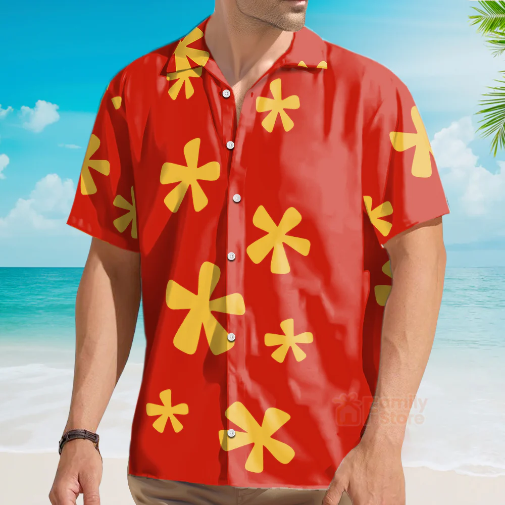 Chip Dale Disney World - Cosplay Costumes Hawaiian Shirt - Image 4