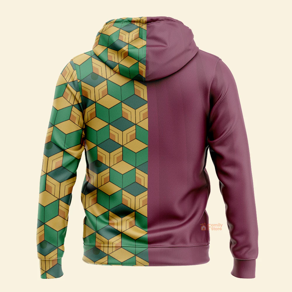 Demon Slayer Giyuu Costume Cosplay - Hoodie - Image 4