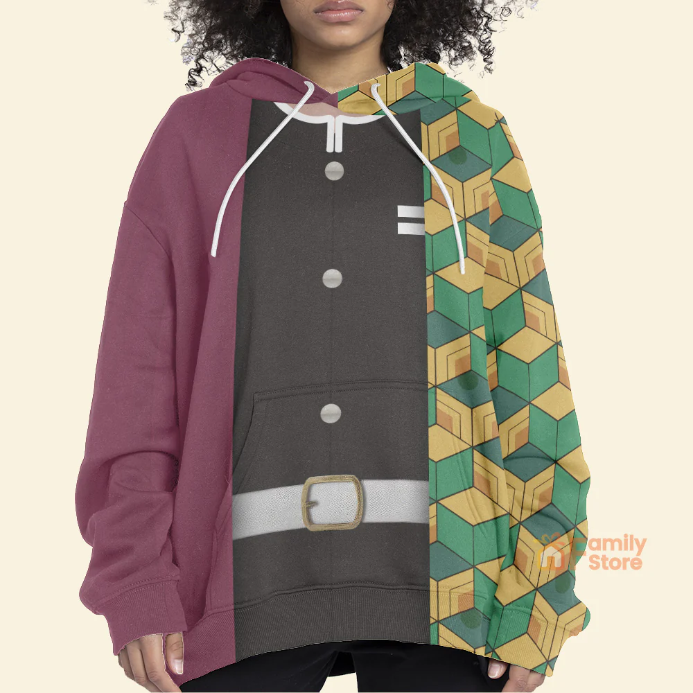 Demon Slayer Giyuu Costume Cosplay - Hoodie - Image 5
