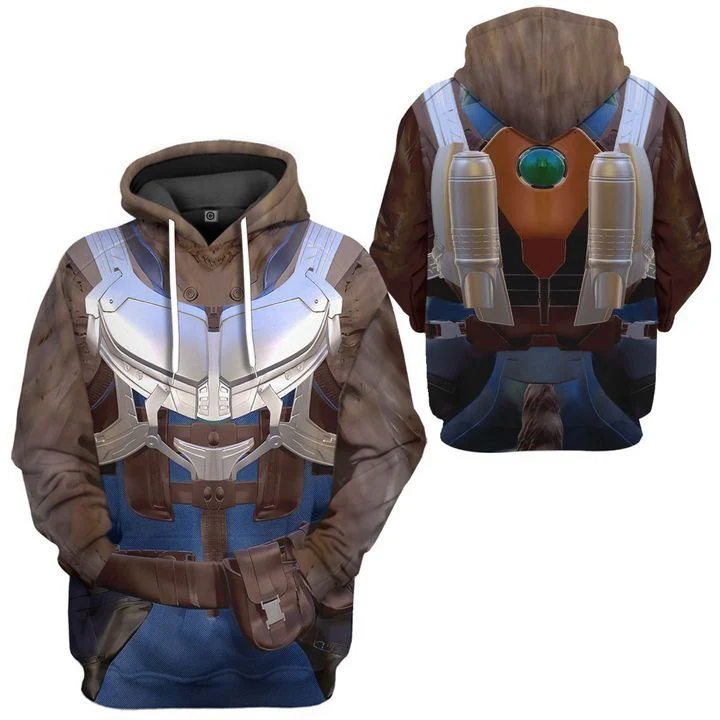 Guardian Of The Galaxy Rocket Racoon Costume Hoodie - Image 3