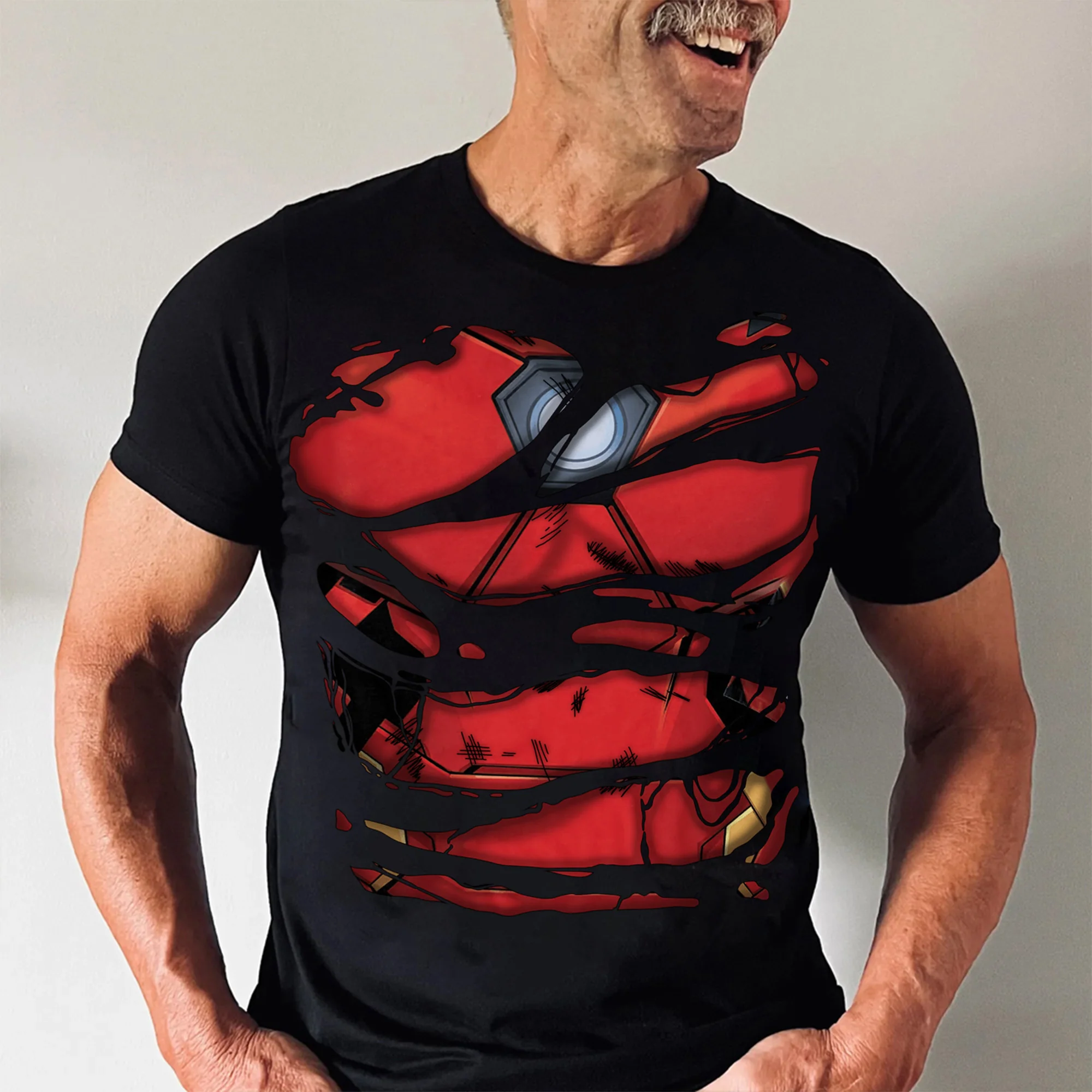 Best Dad Ever Super Hero In Our Family - Gift For Father's Day - Personalized Shirt 2 Side - Image 3