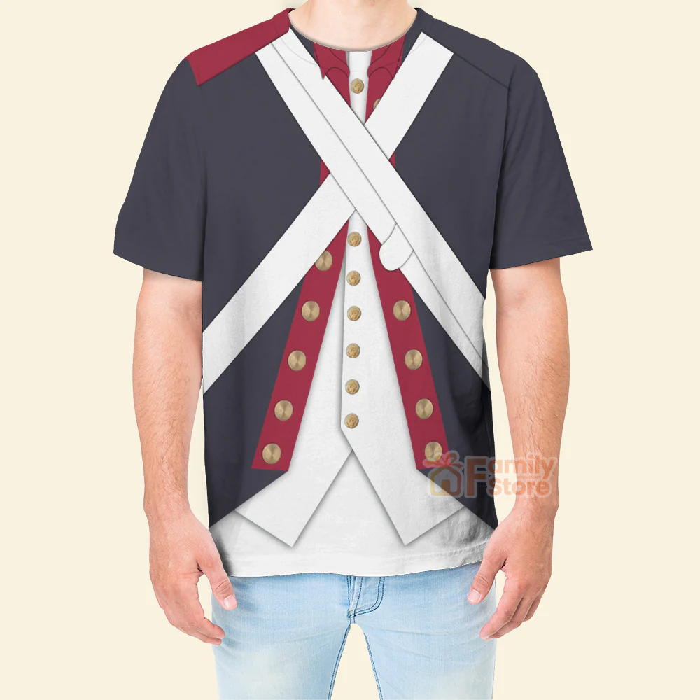 Continental Army - 3D TShirt - Image 4