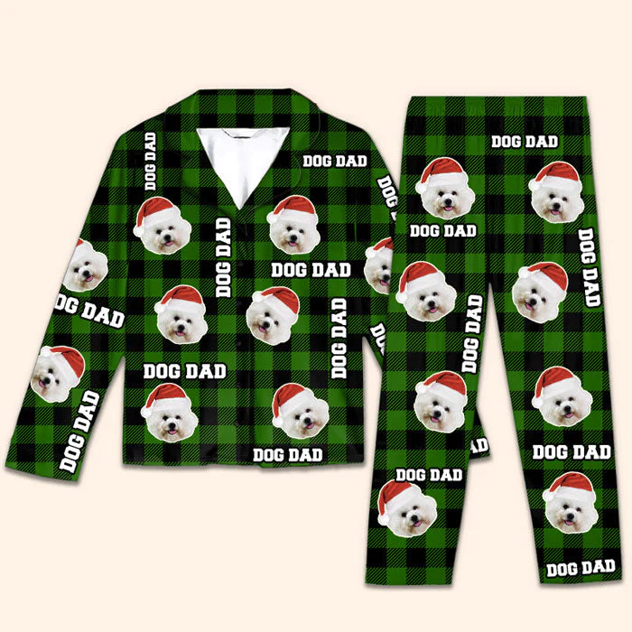 Custom Photo Happy Pawlidays, My Beloved Fur Baby - Gift For Dog Lovers - Personalized Pajama NA94 - Image 3