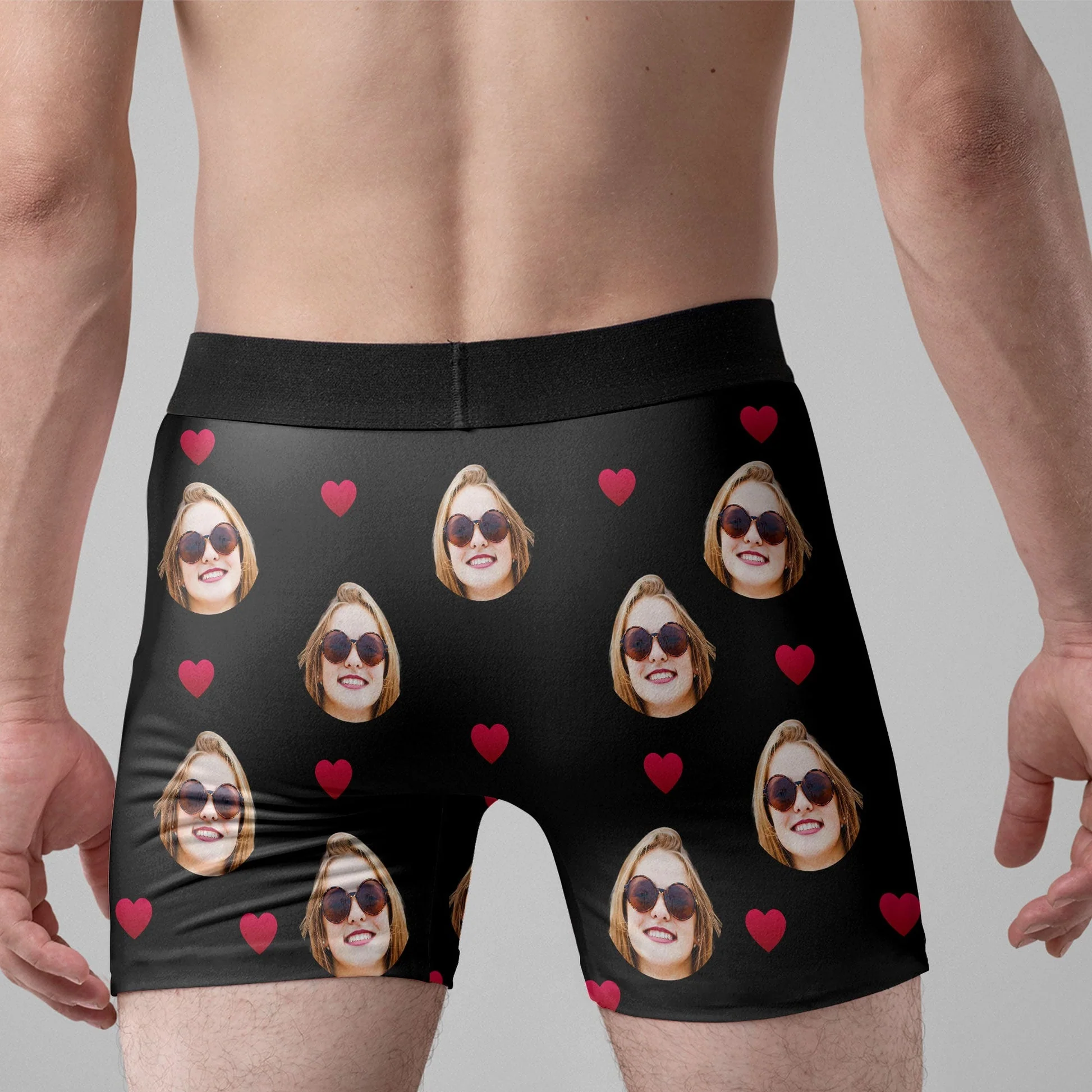 Custom Photo I Sucked It - Gift For Boyfriend, Husband, Anniversary - Funny Personalized Custom Boxer Briefs, Men's Boxers - Image 4