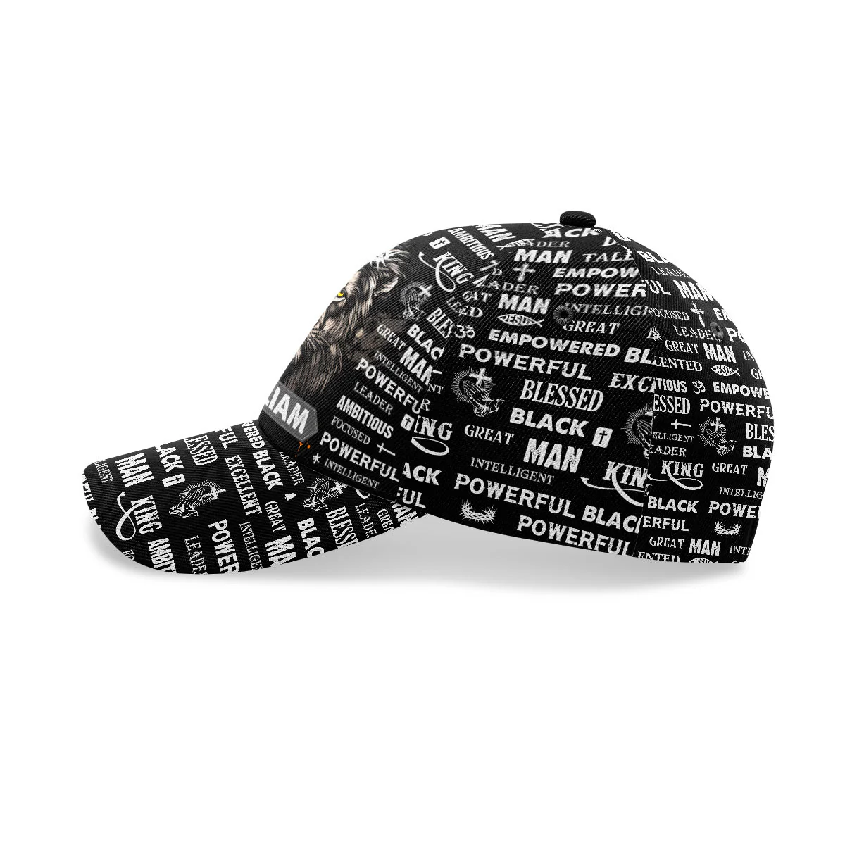 God Says I Am Black Man - Personalized Classic Cap - Gift For Dad, Husband, Grandpa HN02 - Image 3