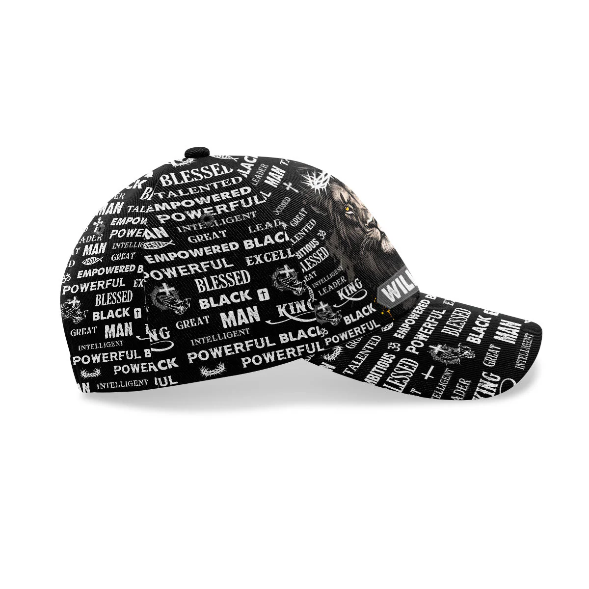 God Says I Am Black Man - Personalized Classic Cap - Gift For Dad, Husband, Grandpa HN02 - Image 4