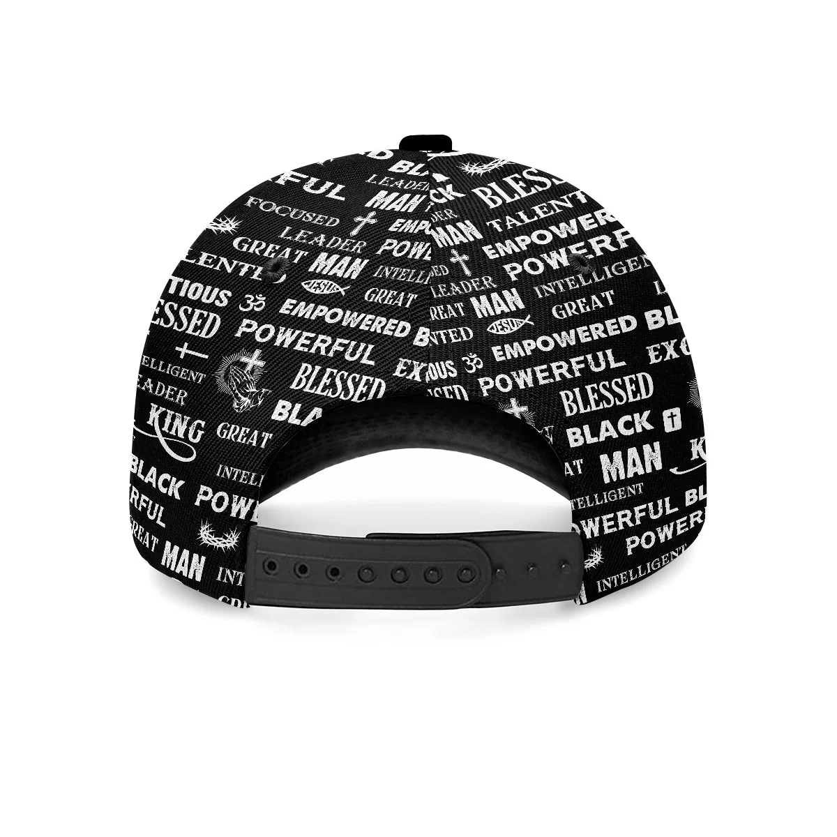 God Says I Am Black Man - Personalized Classic Cap - Gift For Dad, Husband, Grandpa HN02 - Image 5