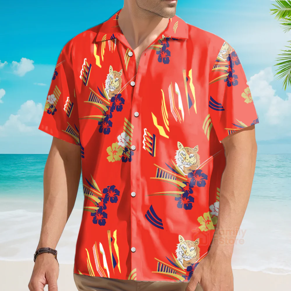Tony Montana Al Pacino In Scarface Summer Short Sleeve Hawaiian Shirt - Image 4