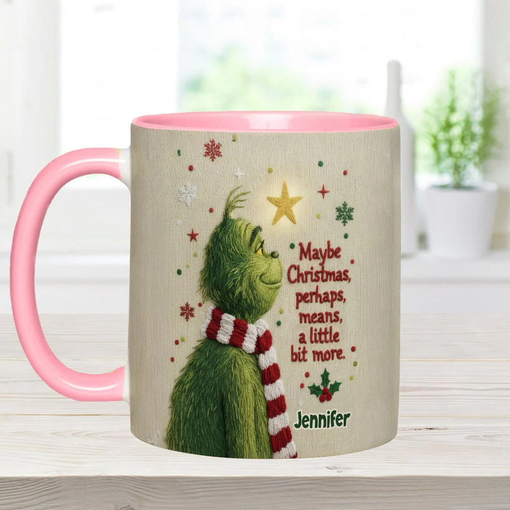 Maybe Christmas Means A Little Bit More - Personalized Accent Mug - Christmas Gift For Movie Fans NL122 - Image 10