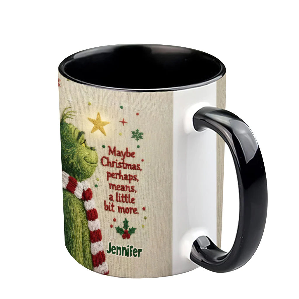 Maybe Christmas Means A Little Bit More - Personalized Accent Mug - Christmas Gift For Movie Fans NL122 - Image 5