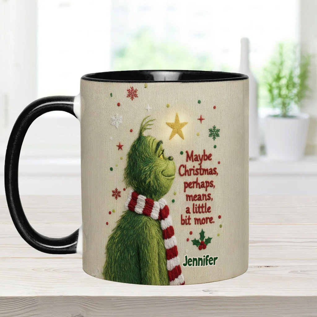 Maybe Christmas Means A Little Bit More - Personalized Accent Mug - Christmas Gift For Movie Fans NL122 - Image 6