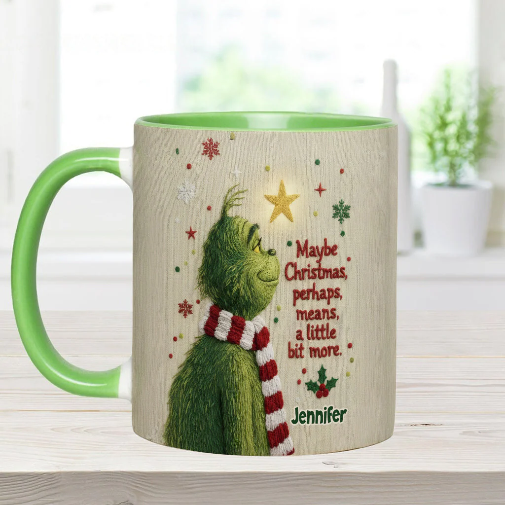 Maybe Christmas Means A Little Bit More - Personalized Accent Mug - Christmas Gift For Movie Fans NL122 - Image 8
