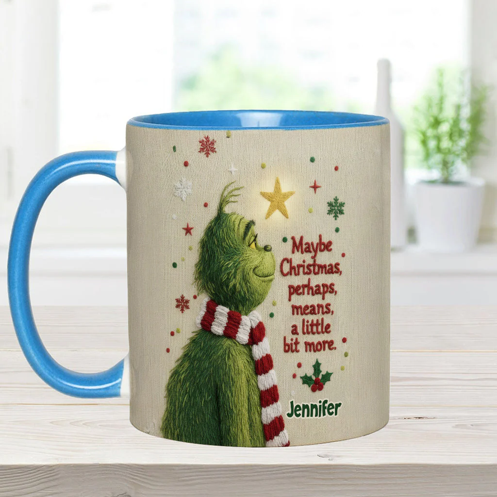 Maybe Christmas Means A Little Bit More - Personalized Accent Mug - Christmas Gift For Movie Fans NL122 - Image 9