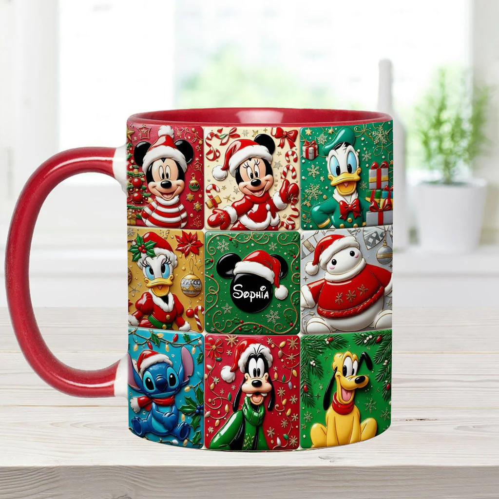 MkMo Magic Mouse In Christmas - Personalized Accent Mug - Gift For Fan Movies HH01 - Image 6