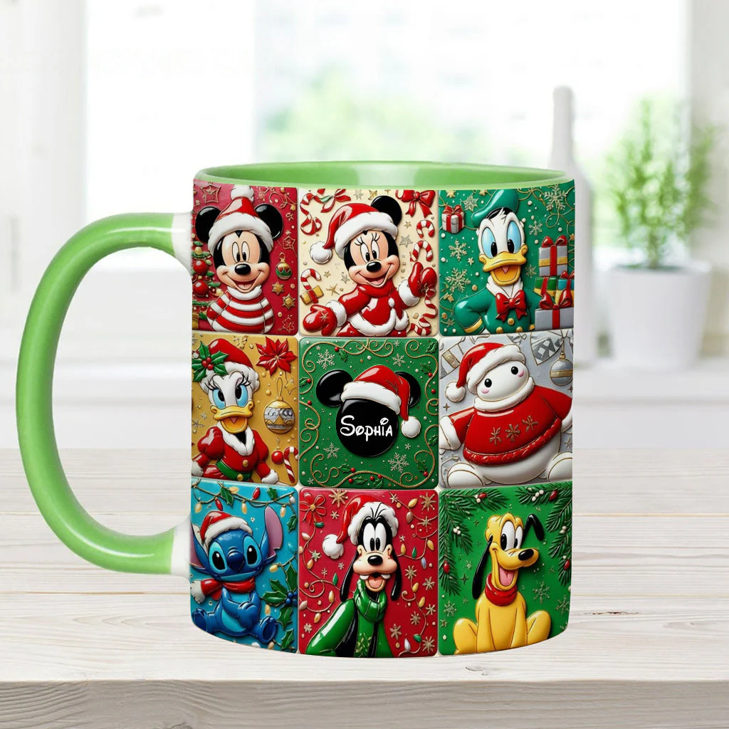 MkMo Magic Mouse In Christmas - Personalized Accent Mug - Gift For Fan Movies HH01 - Image 7