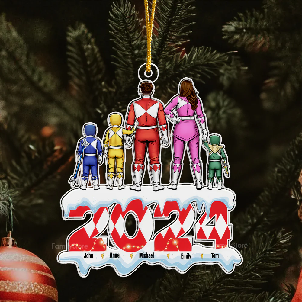 Our Family In The Snowdy Day - Gift For Family - Personalized Acrylic Ornament - CL21.VER1 NA94 - Image 5