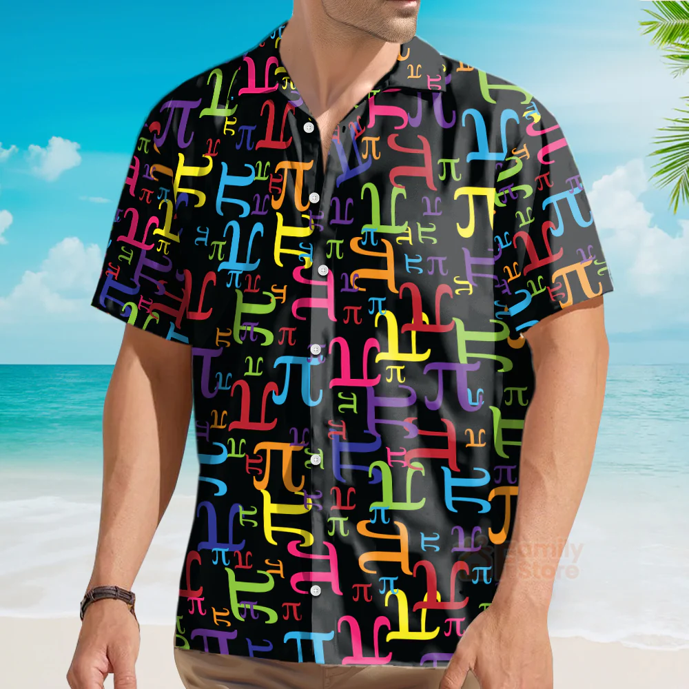 Pieces Of Pi Math Teacher Hawaiian Shirt - Image 3