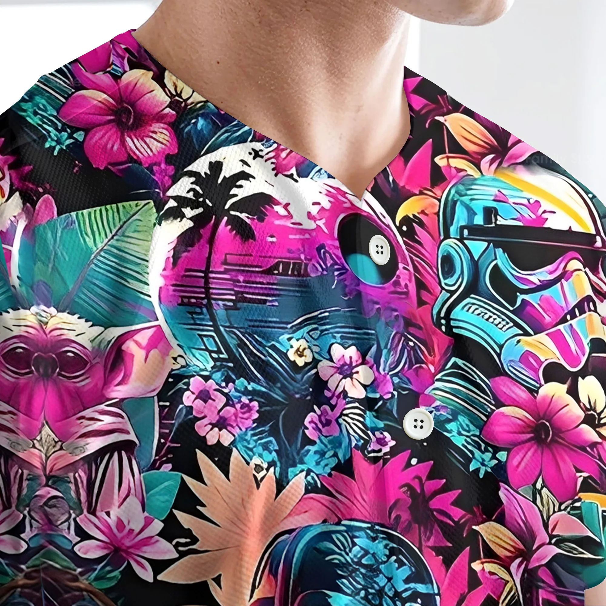 Special Starwars Synthwave 02 - Baseball Jersey - Christant Gift For Him - Family Store - Image 4