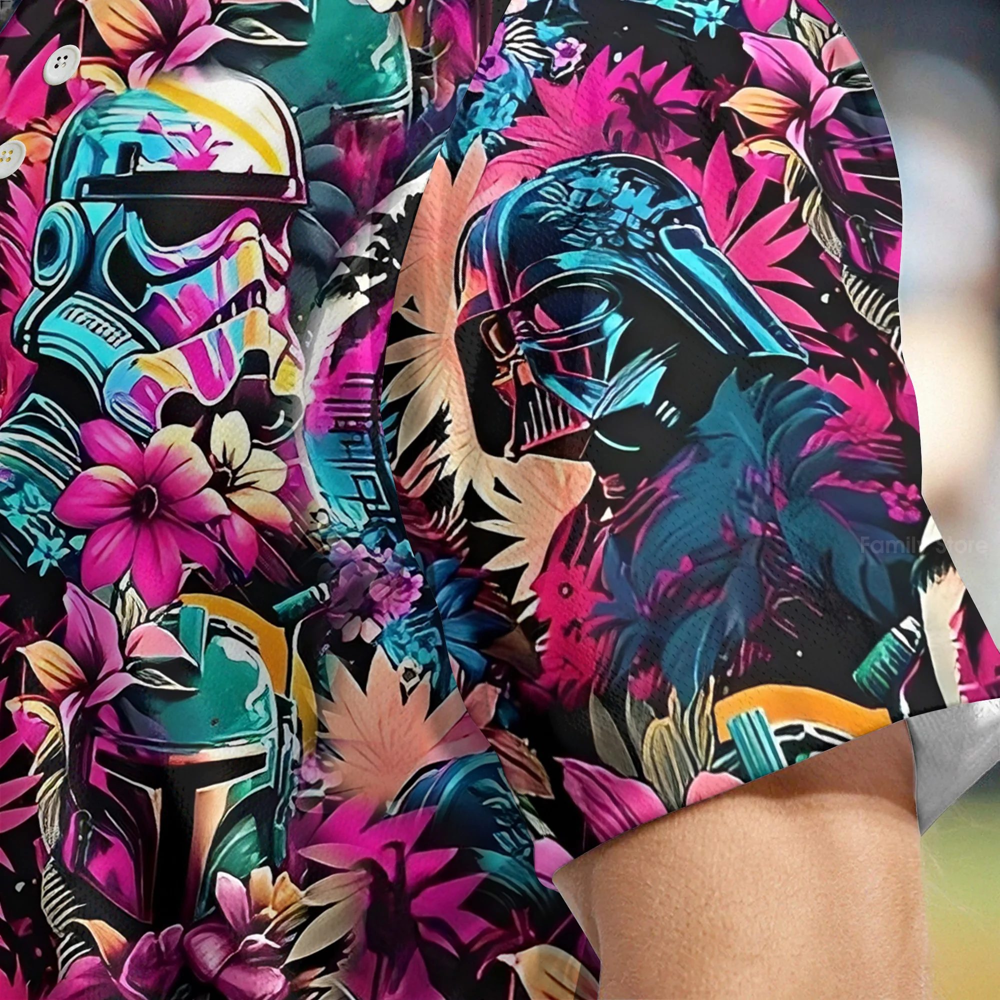 Special Starwars Synthwave 02 - Baseball Jersey - Christant Gift For Him - Family Store - Image 5