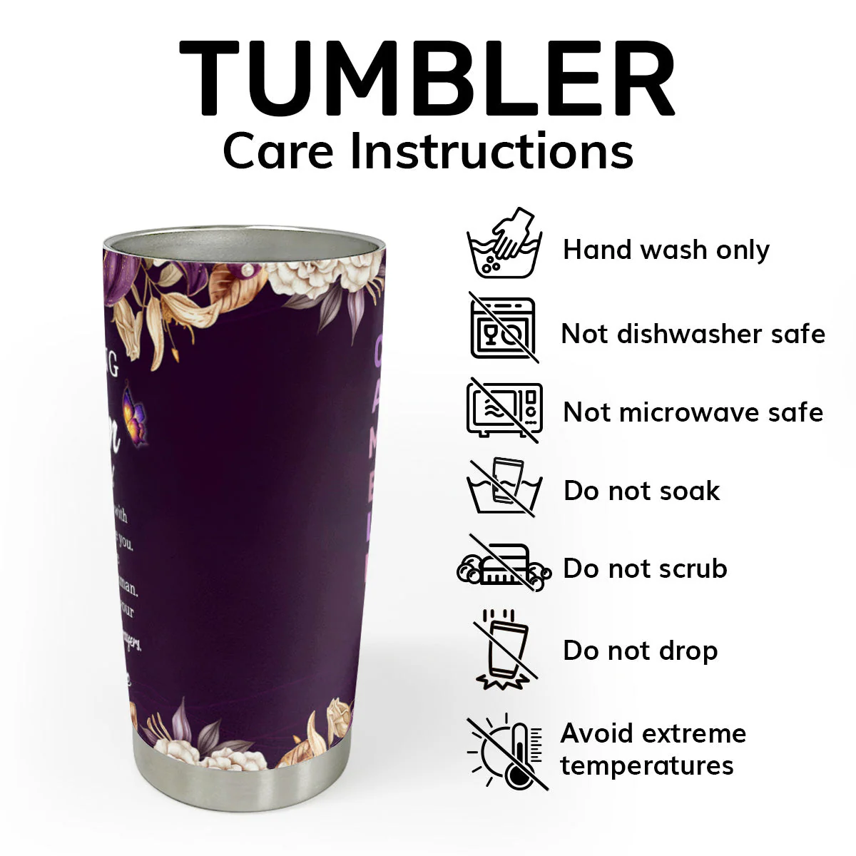 To My Amazing Mom - Personalized Stainless Steel Tumbler - Gift For Her | HN02 - Image 4